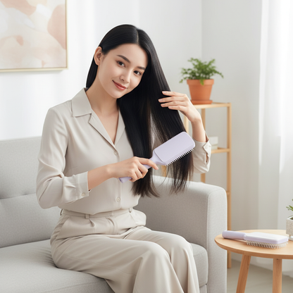 PureBrush – Effortless Self-Cleaning & Scalp Massage