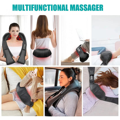 Heated Shiatsu Massager – Soothe Aches, Melt Stress