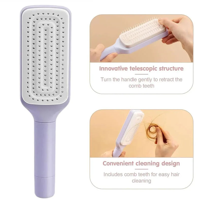 PureBrush – Effortless Self-Cleaning & Scalp Massage