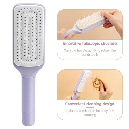 PureBrush – Effortless Self-Cleaning & Scalp Massage