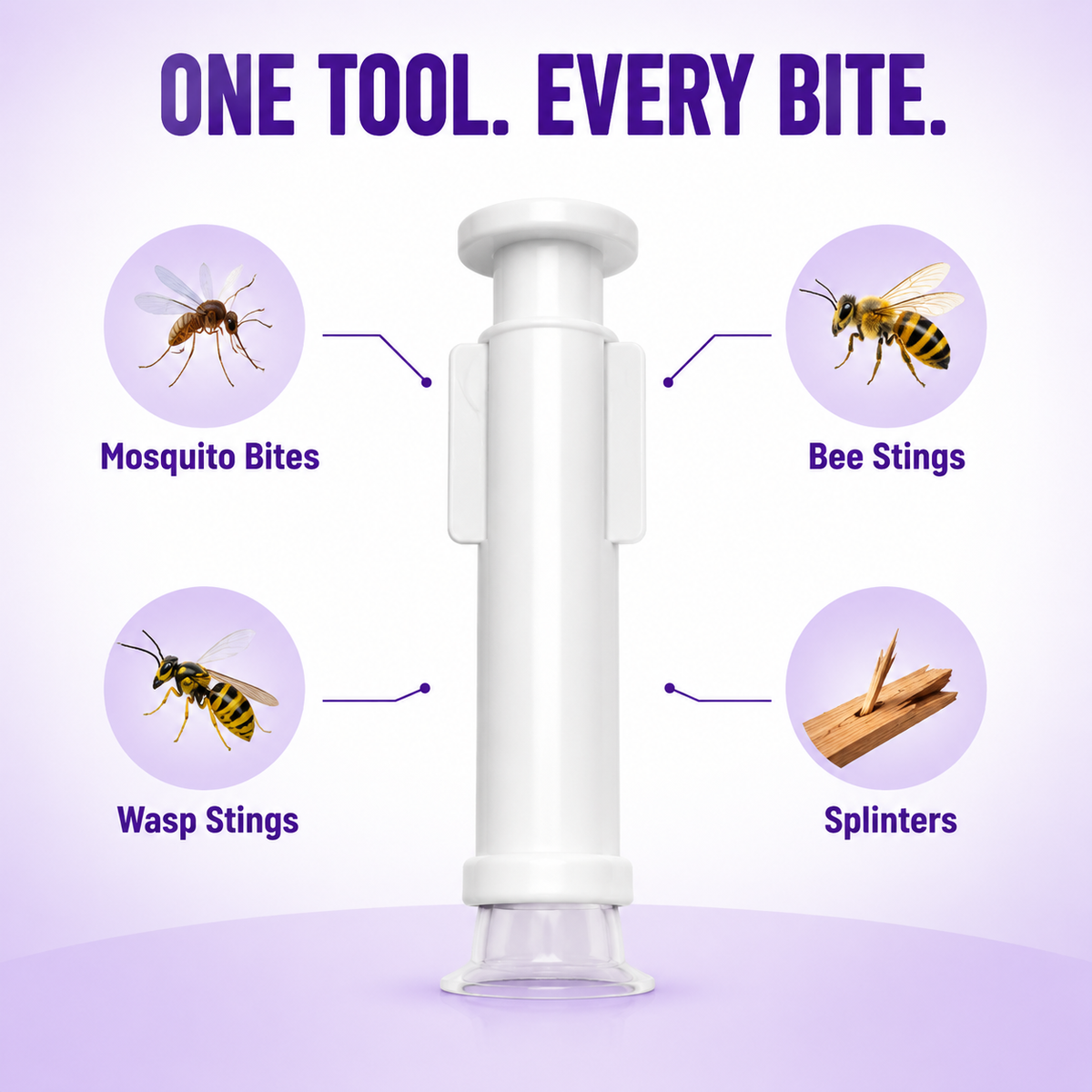 Daynest™ Bite Relief Suction Tool