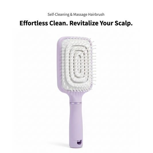 PureBrush – Effortless Self-Cleaning & Scalp Massage