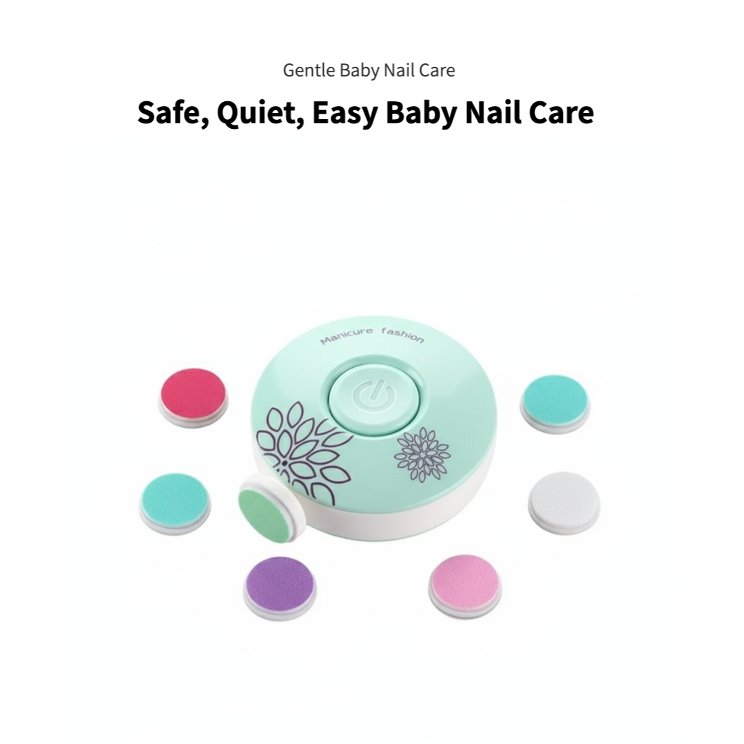 Electric Baby Nail Trimmer – Safe, Quiet & Easy